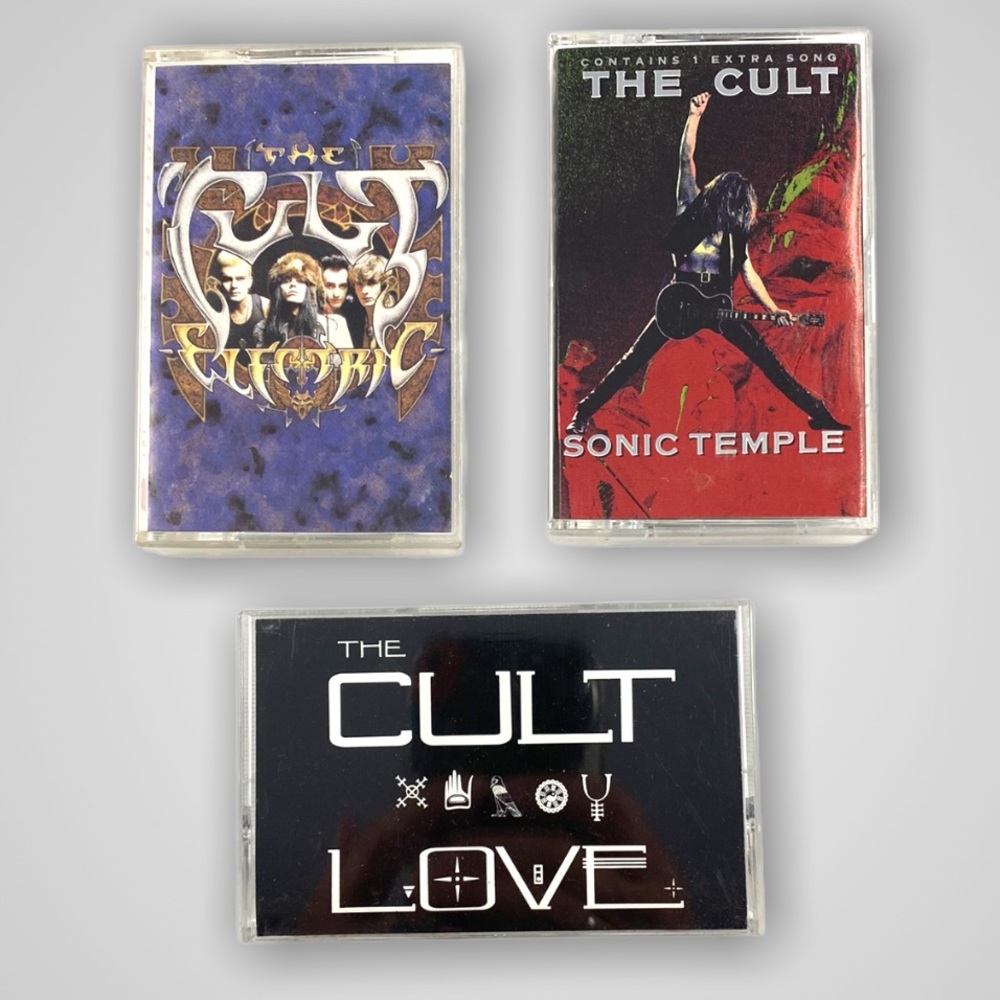 Vintage The Cult Cassettes - Set of Three